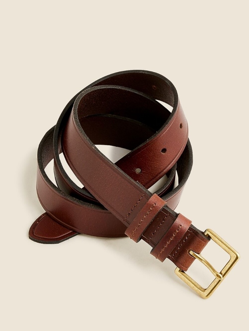 J. Crew Italian Pull Up Leather Belt In Whiskey Brown